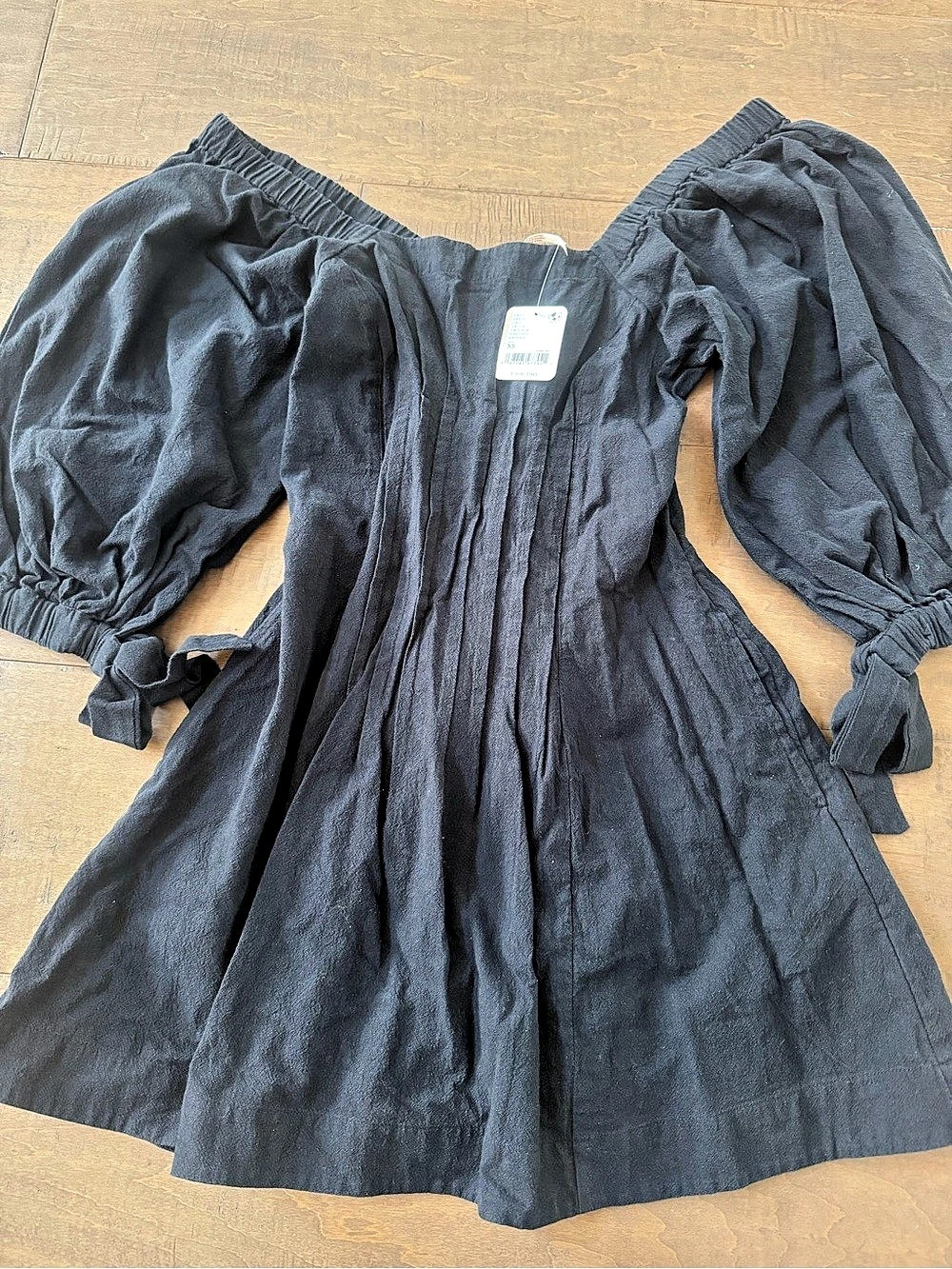 Free People Cerise Mini Dress Mini Dress in Black Size XS NWT